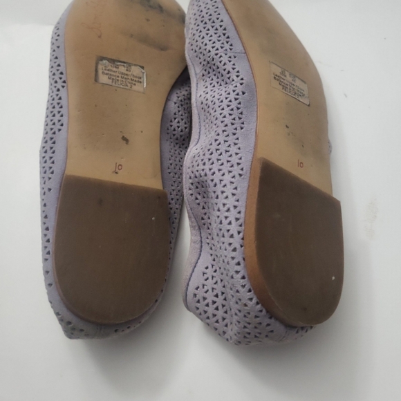 Sam Edelman women's shoes flats gray leather Felicia 2 size 10 - Picture 3 of 7
